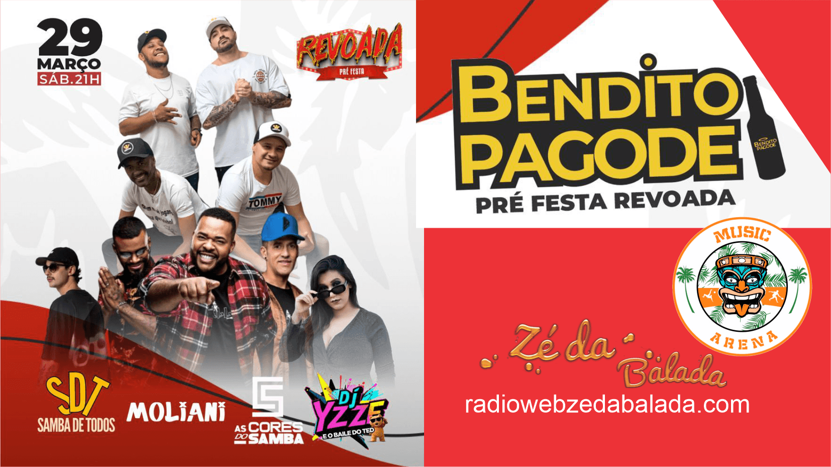 Bendito Pagode pre festa Revoada