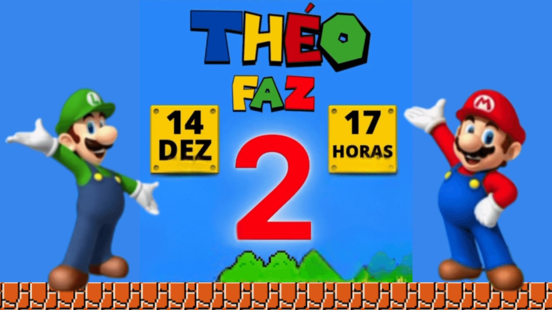 Théo faz 2 anos