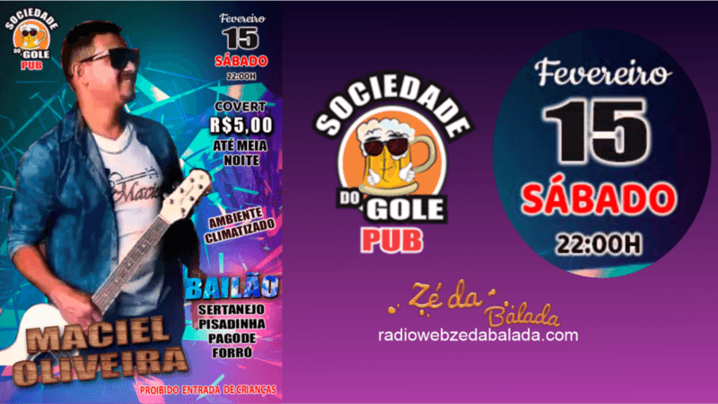 Maciel Oliveira na Sociedade do Gole Pub