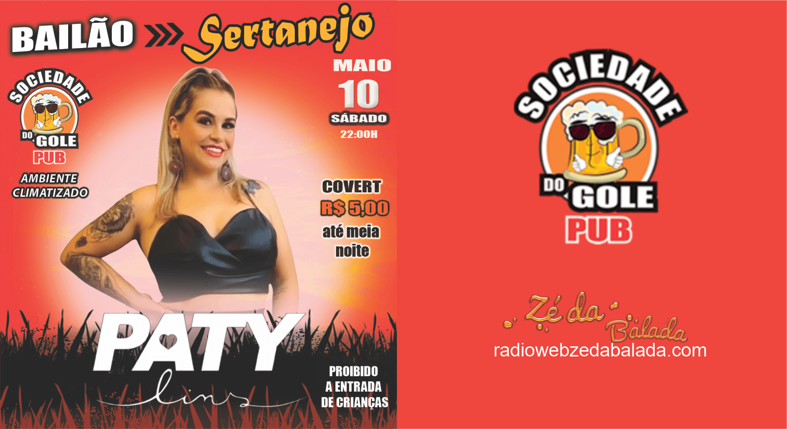 Paty Lins na Sociedade do Gole Pub 