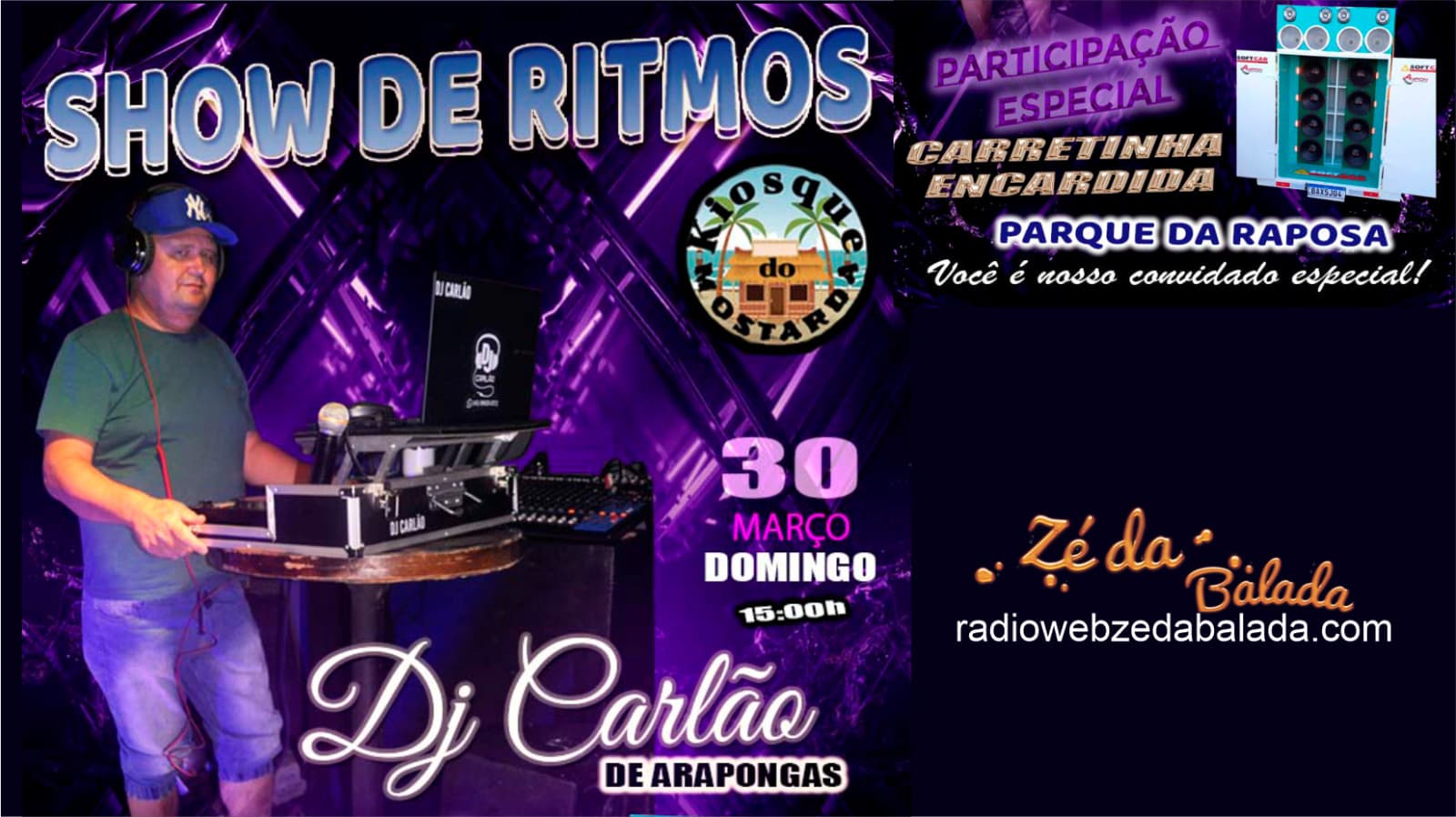 Show de Ritmos com Dj Carlão 