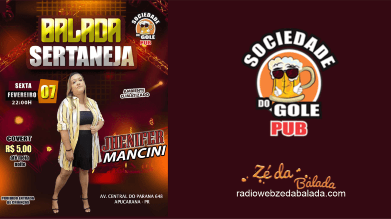 Jhenifer Mancini na Sociedade do gole 