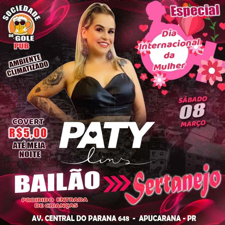 Paty Lins na Sociedade do Gole Pub 