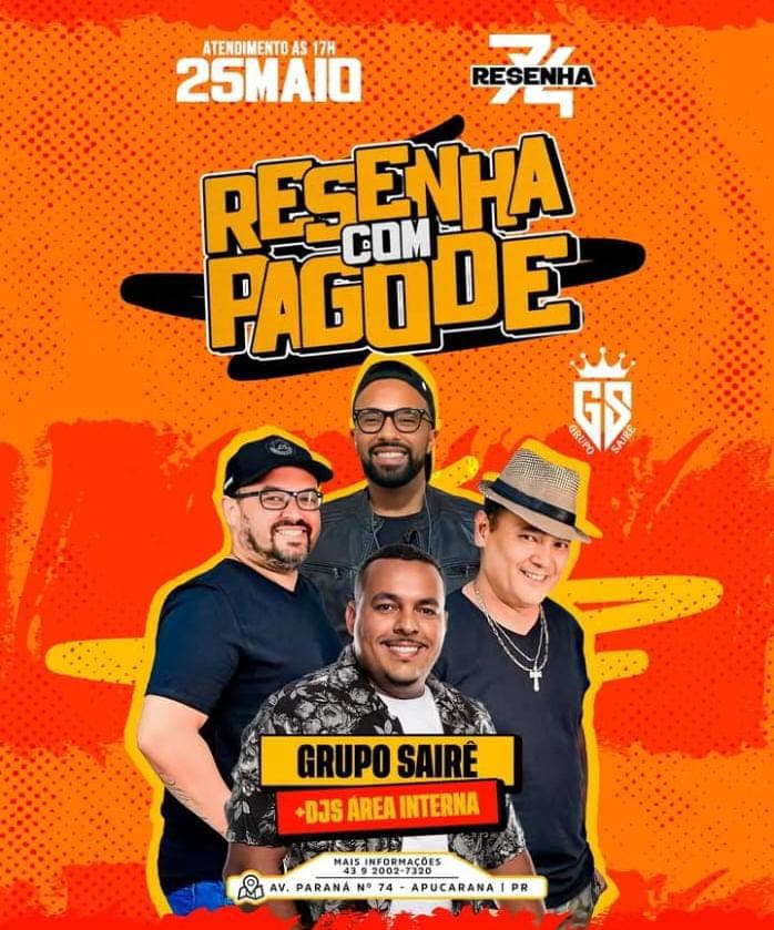 pagode no Resenha 74 