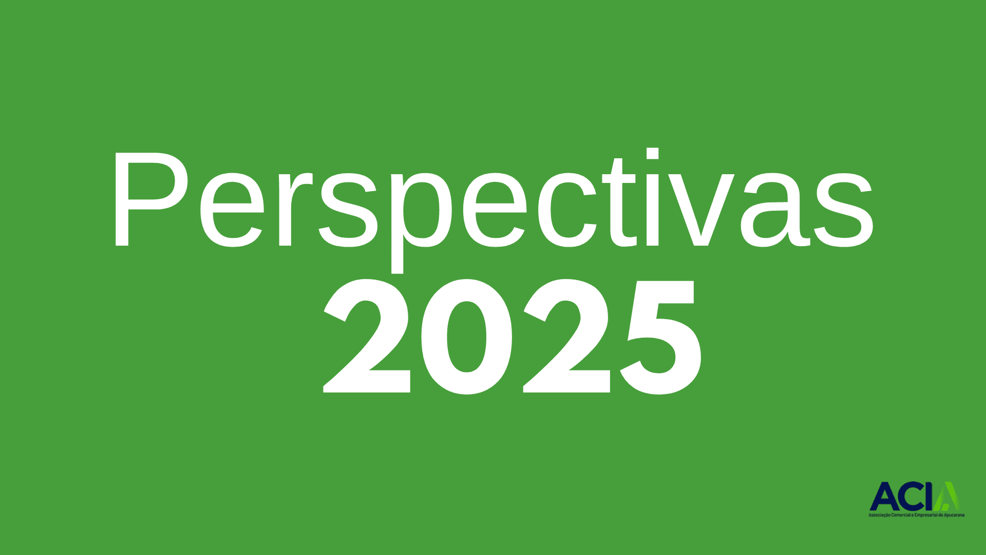 Perspectivas 2025
